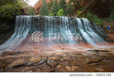 Archangel Falls, Zion National Park, Utah 30805398
