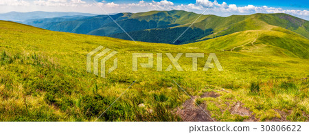 panorama of Carpathian mountain ridge panorama of Carpathian mountain ridge 30806622
