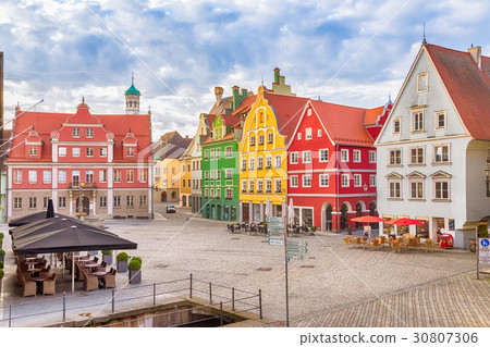 Market square (Marktplatz) in Memmingen Market square (Marktplatz) in Memmingen 30807306