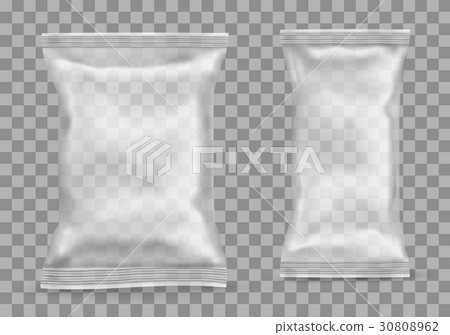 Polypropylene package on transparent background 30808962