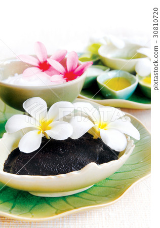 Thai spa herbal and oil with thai flower 30810720