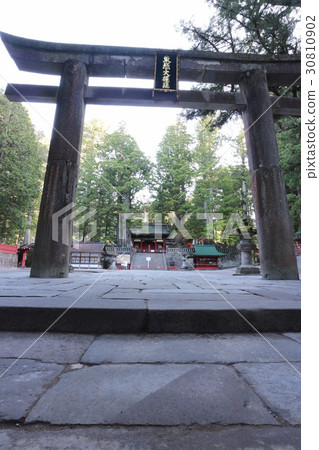 Nikko Toshogu Terrane and stone torii Nikko Toshogu Terrane and stone torii 30810902