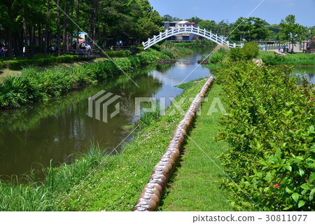 風景 湖 慈湖 樹 流水 小橋流水 植物 雲 倒影 山 水 大溪 桃園 觀光 蔣公 蔣介石 蔣中正 30811077