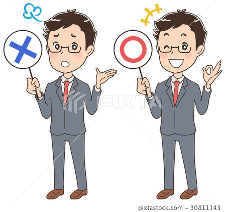 一個男人穿著西裝與大理石紋卡 30811143