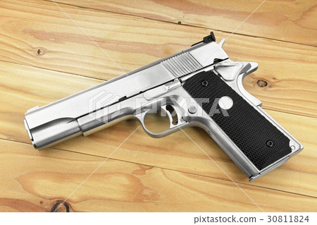 Semi-automatic handgun .45 pistol. Semi-automatic handgun .45 pistol. 30811824