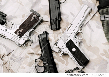 Handgun, semi-automatic. Handgun, semi-automatic. 30812758