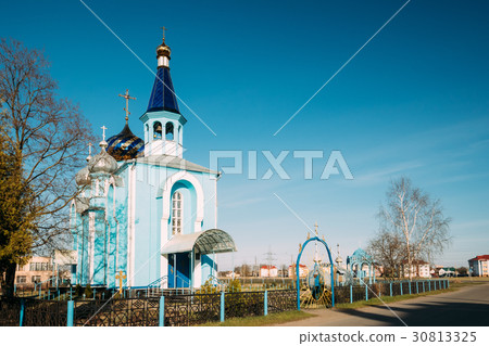 Village Krasnoe, Gomel Region, Belarus. Old 30813325