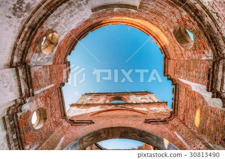 Old Ruined Orthodox Church Of The St. Nicholas In Old Ruined Orthodox Church Of The St. Nicholas In 30813490