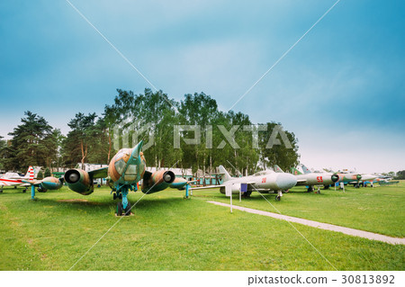 Old Russian Soviet Military Planes Aircraft 30813892