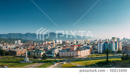Cityscape Of Georgian Resort Town Of Batumi Cityscape Of Georgian Resort Town Of Batumi 30813899