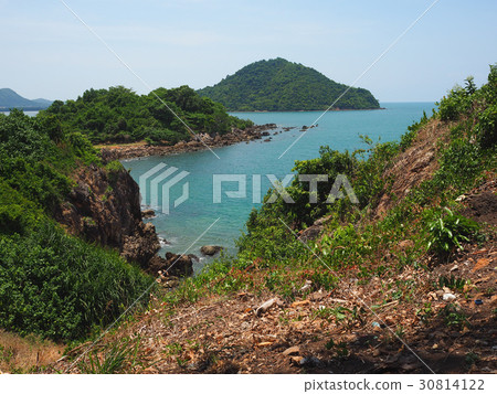 cliff and sea cliff and sea 30814122