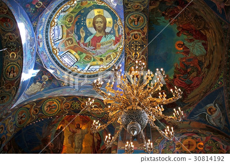 Mosaic of Christ Pantocrator in Russia Mosaic of Christ Pantocrator in Russia 30814192