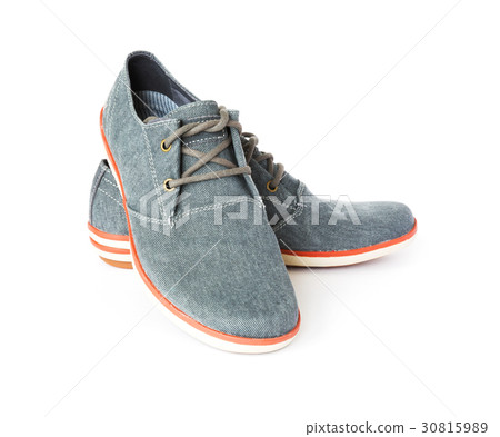 casual fabric shoes isolated 30815989
