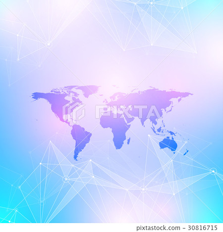 Geometric graphic background communication. Big Geometric graphic background communication. Big 30816715
