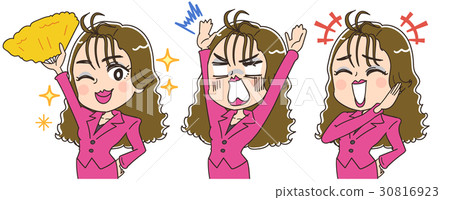 Bubbly lady (set) 30816923