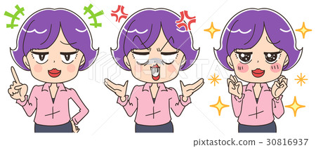 Experienced career woman (set) 30816937