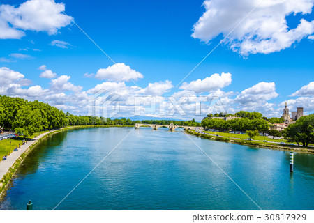 Saint-Venez bridge and Avignon 30817929