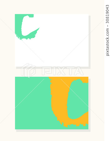 Vector hand drawn letter C background 30819043