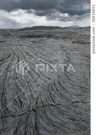 Megma in lava field Hawaii Megma in lava field Hawaii 30819852