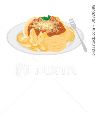 Today's rice spaghetti meat sauce 30820098