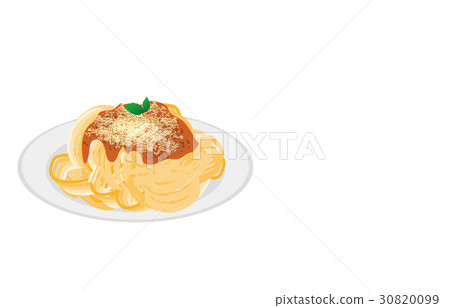 Today's rice spaghetti meat sauce 30820099