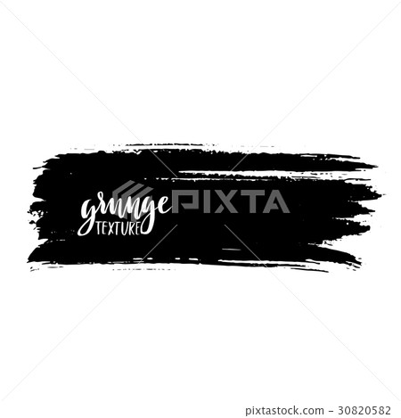 Ink vector brush strokes. Vector illustration 30820582