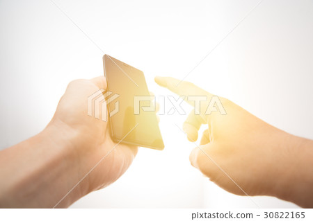 Technology in your hand concept. Technology in your hand concept. 30822165