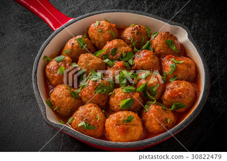 Scandinavian meatball Swedish dish meatball Scandinavian meatball Swedish dish meatball 30822479