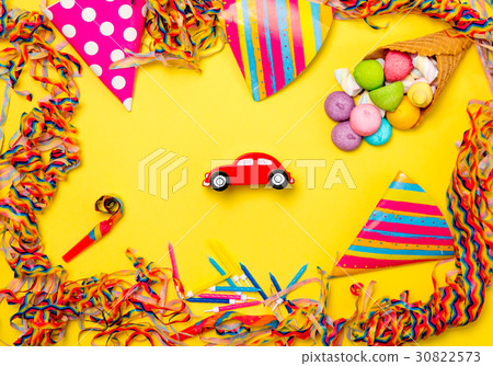 photo of beautiful set for celebrating Birthday photo of beautiful set for celebrating Birthday 30822573