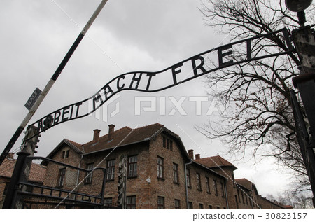 Auschwitz concentration camp "ARBEIT MACHT FREI" (Poland) 30823157