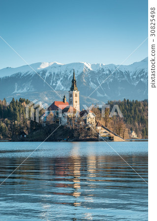 Island in Lake Bled Island in Lake Bled 30825498