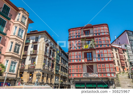 Very old buildings in Bilbao Spain 30825967