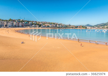Beach in San Sebastian Spain 30825974