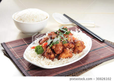 deep fried chicken 30826102