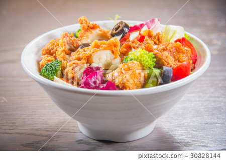 deep fried chicken 30828144