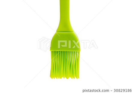 Green cooking silicone spatula 30829186
