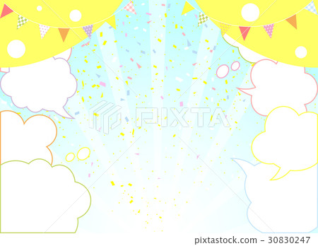 Confetti blast bubbles banner 30830247