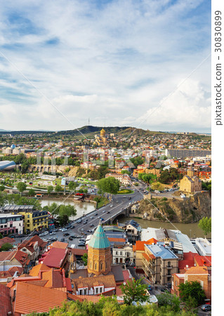 Panorama view of Tbilisi, capital of Georgia Panorama view of Tbilisi, capital of Georgia 30830899
