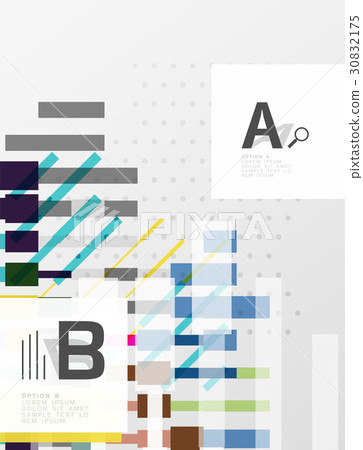 Abstract geometrical texture with infographic Abstract geometrical texture with infographic 30832175
