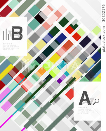 Colorful lines, rectangles and stripes with option Colorful lines, rectangles and stripes with option 30832176