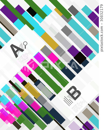 Colorful lines, rectangles and stripes with option Colorful lines, rectangles and stripes with option 30832179
