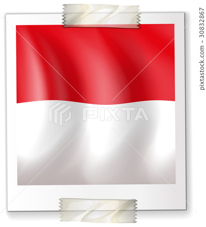 Icon design for flag of Indonesia 30832867