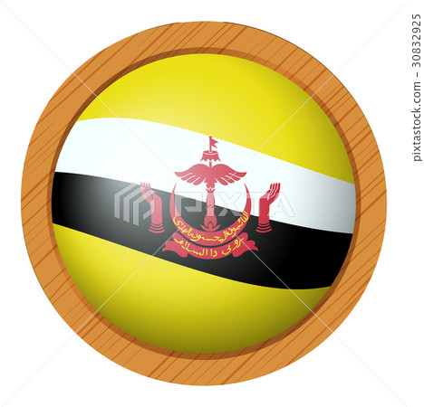Badge design for flag of Brunei Badge design for flag of Brunei 30832925