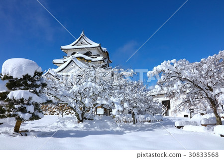 大雪彥根城冬景(琵琶湖國立紀念公園)的“國寶” 大雪彥根城冬景(琵琶湖國立紀念公園)的“國寶” 30833568