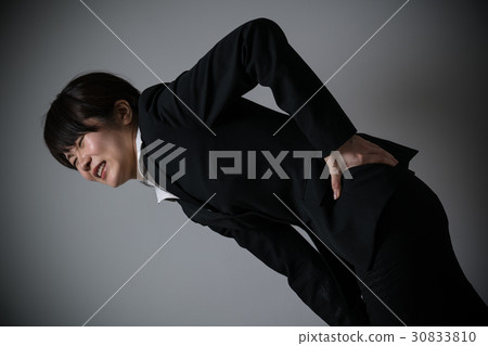Business waist with low back pain 30833810