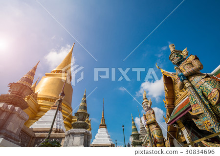 Wat Phra Keow in Bangkok, Thailand 30834696