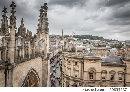 View of Bath town in England 30835387