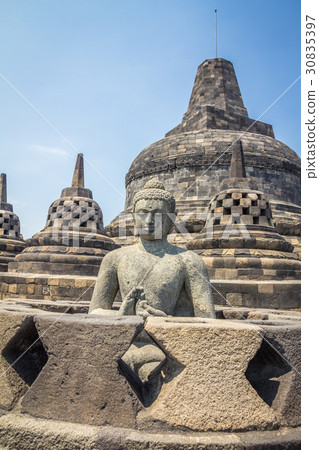Buddha in Borobudur Indonesia Buddha in Borobudur Indonesia 30835397