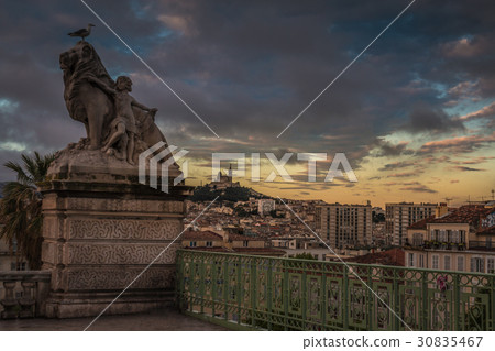 Sunset in Marseille France 30835467