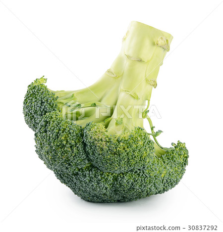 Fresh broccoli isolated on white background 30837292